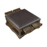 Rochester Dark Brown Cocktail Table