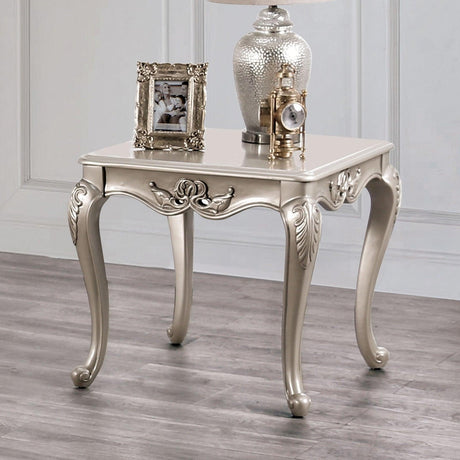 Rochester Champagne End Table by Furniture of America at Eve Furniture