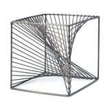 Rochon Gray Metal Decorative Cube by Mercana at Eve Furniture