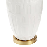 Rock Springs White Table Lamp by Crestview at Eve Furniture