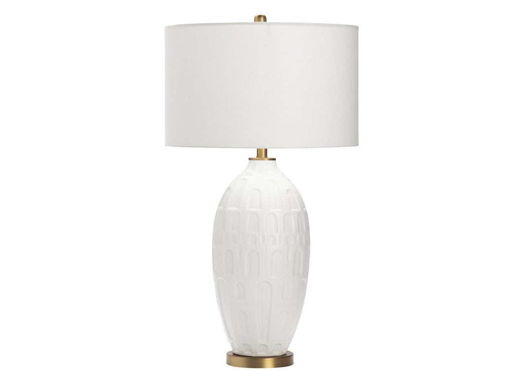 Rock Springs White Table Lamp by Crestview at Eve Furniture