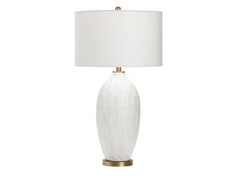 Rock Springs White Table Lamp by Crestview at Eve Furniture