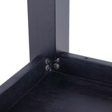 Rockaway 70.86 Dining Table in Black by Manhattan Comfort at Eve Furniture