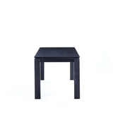 Rockaway 70.86 Dining Table in Black by Manhattan Comfort at Eve Furniture