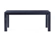 Rockaway 70.86 Dining Table in Black by Manhattan Comfort at Eve Furniture