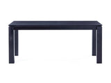 Rockaway 70.86 Dining Table in Black by Manhattan Comfort at Eve Furniture