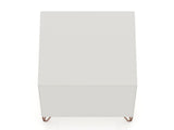Rockefeller 1.0 Nightstand in Off White by Manhattan Comfort at Eve Furniture
