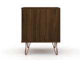 Rockefeller 2.0 Nightstand in Brown by Manhattan Comfort at Eve Furniture