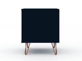 Rockefeller 2.0 Nightstand in Tatiana Midnight Blue by Manhattan Comfort at Eve Furniture