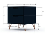 Rockefeller 2.0 Nightstand in Tatiana Midnight Blue by Manhattan Comfort at Eve Furniture