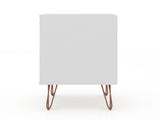 Rockefeller 2.0 Nightstand in White by Manhattan Comfort at Eve Furniture