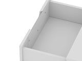 Rockefeller 2.0 Nightstand in White by Manhattan Comfort at Eve Furniture