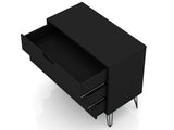 Rockefeller Dresser in Black by Manhattan Comfort at Eve Furniture
