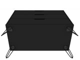 Rockefeller Dresser in Black by Manhattan Comfort at Eve Furniture