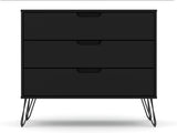 Rockefeller Dresser in Black by Manhattan Comfort at Eve Furniture