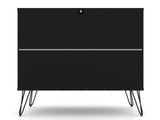 Rockefeller Dresser in Black (set of 2) by Manhattan Comfort at Eve Furniture