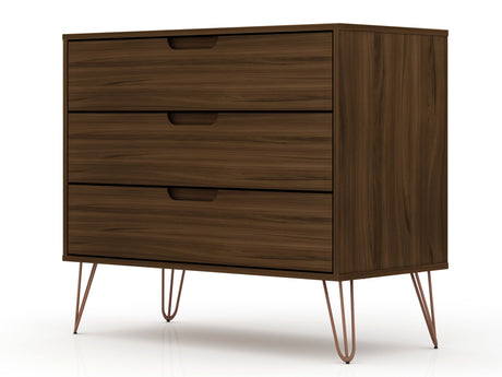 Rockefeller Dresser in Brown by Manhattan Comfort at Eve Furniture