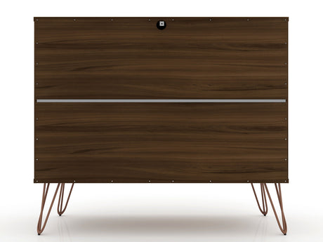 Rockefeller Dresser in Brown by Manhattan Comfort at Eve Furniture
