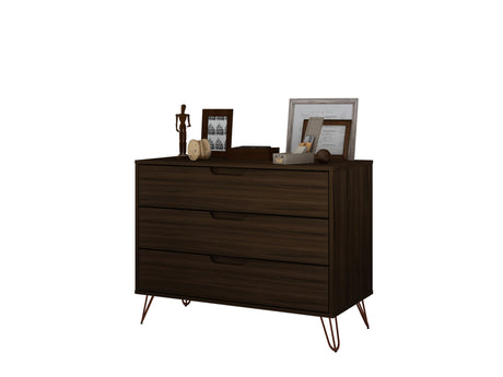 Rockefeller Dresser in Brown by Manhattan Comfort at Eve Furniture