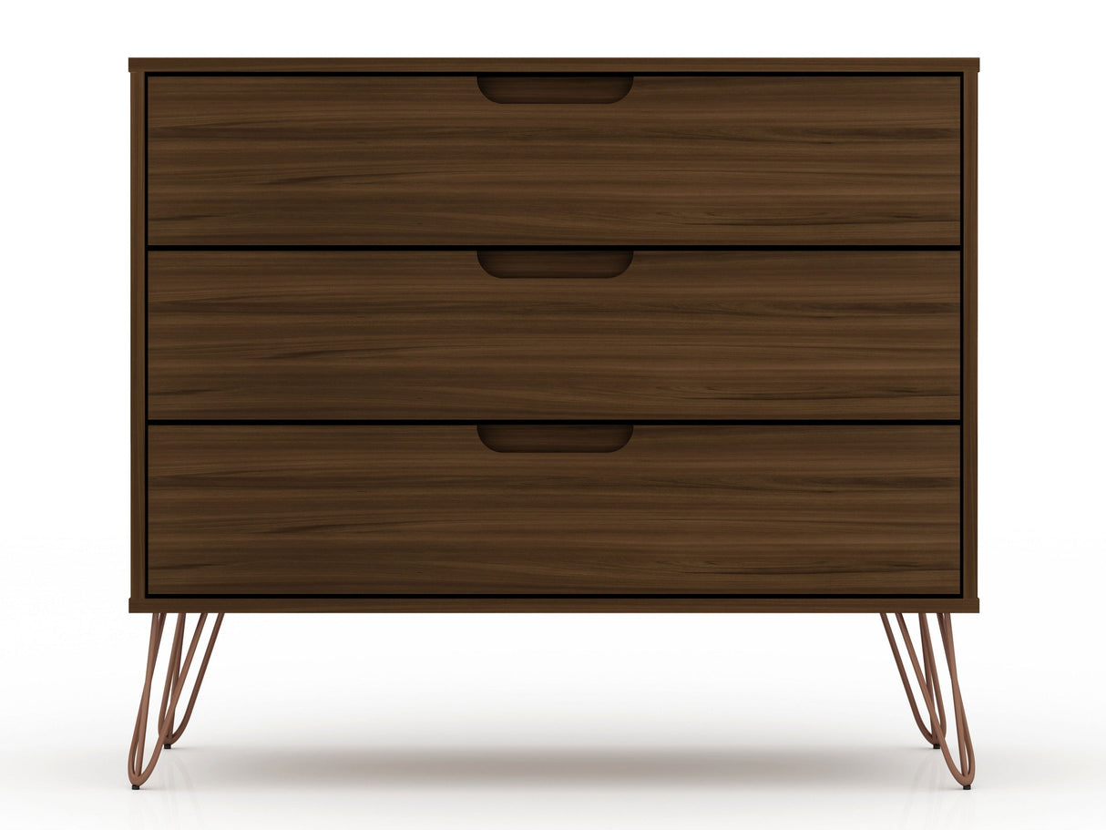 Rockefeller Dresser in Brown by Manhattan Comfort at Eve Furniture