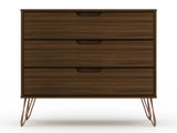 Rockefeller Dresser in Brown by Manhattan Comfort at Eve Furniture