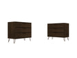 Rockefeller Dresser in Brown (set of 2) by Manhattan Comfort at Eve Furniture