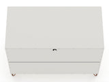 Rockefeller Dresser in Off White (set of 2) by Manhattan Comfort at Eve Furniture