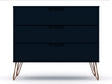 Rockefeller Dresser in Tatiana Midnight Blue by Manhattan Comfort at Eve Furniture