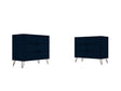 Rockefeller Dresser in Tatiana Midnight Blue (set of 2) by Manhattan Comfort at Eve Furniture