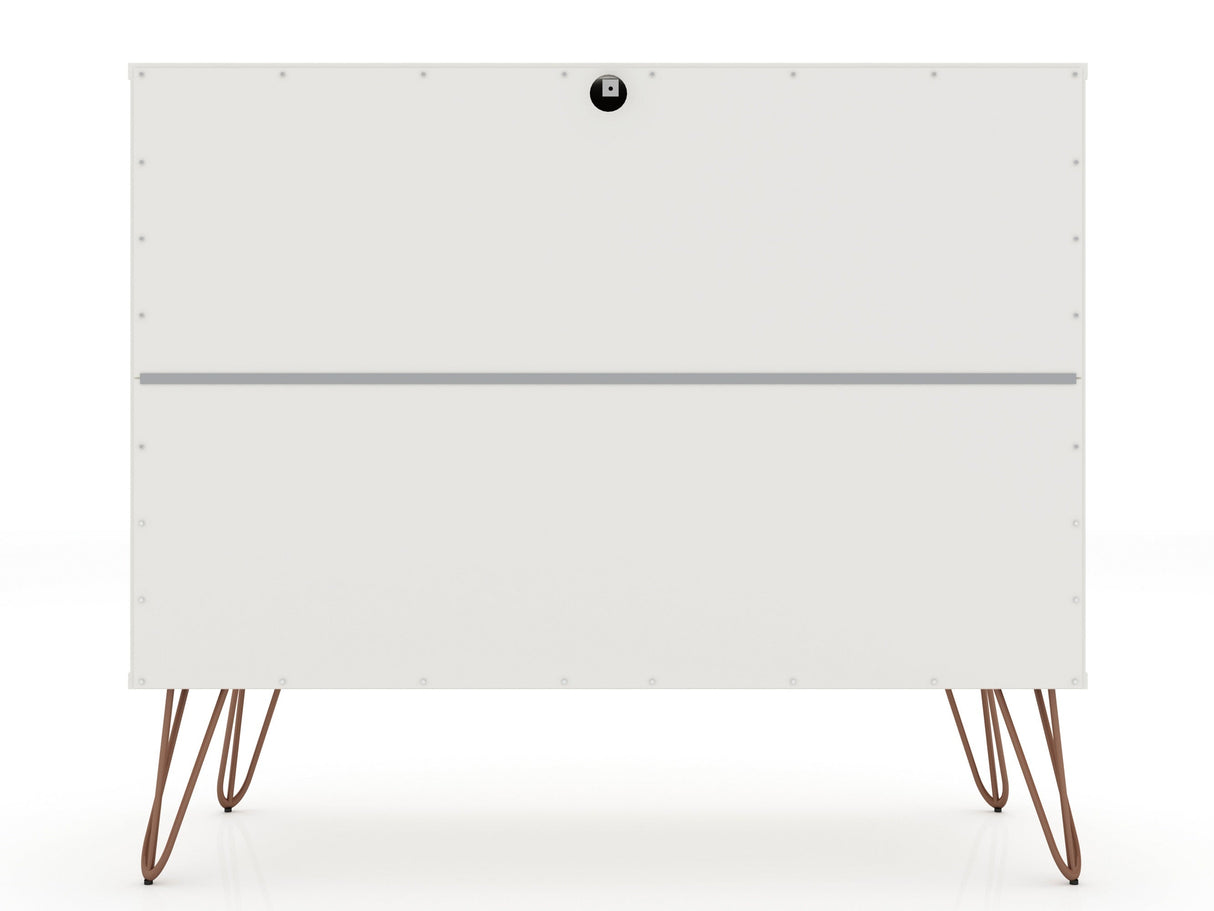 Rockefeller Dresser in White by Manhattan Comfort at Eve Furniture