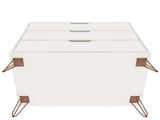 Rockefeller Dresser in White by Manhattan Comfort at Eve Furniture