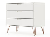 Rockefeller Dresser in White by Manhattan Comfort at Eve Furniture