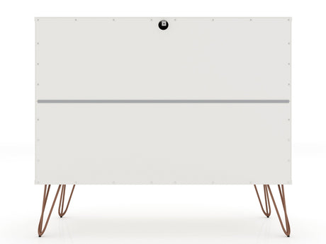 Rockefeller Dresser in White by Manhattan Comfort at Eve Furniture