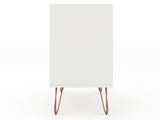 Rockefeller Dresser in White (set of 2) by Manhattan Comfort at Eve Furniture