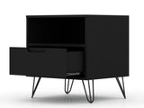 Rockefeller Nightstand 1.0 in Black (set of 2) by Manhattan Comfort at Eve Furniture