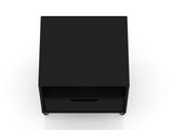 Rockefeller Nightstand 1.0 in Black (set of 2) by Manhattan Comfort at Eve Furniture