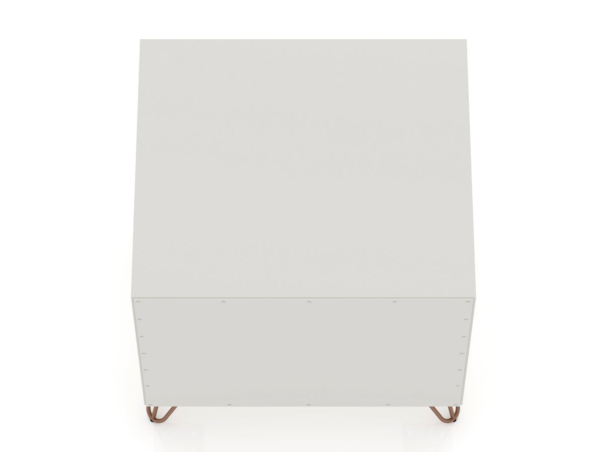 Rockefeller Nightstand 1.0 in Off White and Nature (set of 2) by Manhattan Comfort at Eve Furniture