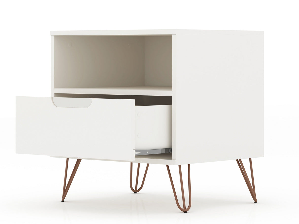 Rockefeller Nightstand 1.0 in Off White (set of 2) by Manhattan Comfort at Eve Furniture