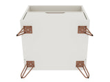 Rockefeller Nightstand 1.0 in Off White (set of 2) by Manhattan Comfort at Eve Furniture
