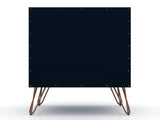 Rockefeller Nightstand 1.0 in Tatiana Midnight Blue (set of 2) by Manhattan Comfort at Eve Furniture