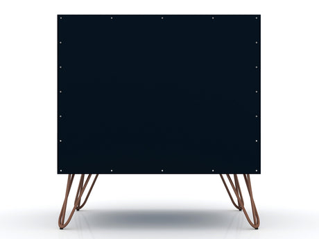 Rockefeller Nightstand 1.0 in Tatiana Midnight Blue (set of 2) by Manhattan Comfort at Eve Furniture