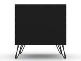 Rockefeller Nightstand 2.0 in Black (set of 2) by Manhattan Comfort at Eve Furniture