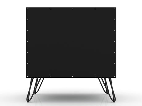 Rockefeller Nightstand 2.0 in Black (set of 2) by Manhattan Comfort at Eve Furniture