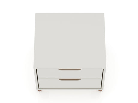 Rockefeller Nightstand 2.0 in Off White and Nature (set of 2) by Manhattan Comfort at Eve Furniture