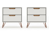 Rockefeller Nightstand 2.0 in Off White and Nature (set of 2) by Manhattan Comfort at Eve Furniture