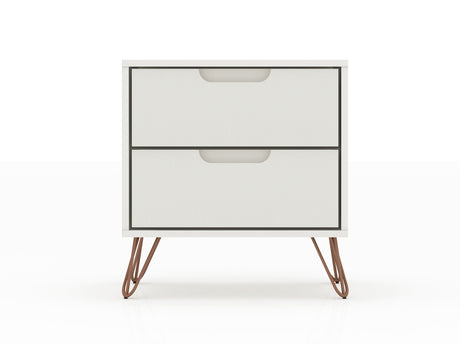 Rockefeller Nightstand 2.0 in Off White (set of 2) by Manhattan Comfort at Eve Furniture
