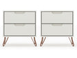 Rockefeller Nightstand 2.0 in Off White (set of 2) by Manhattan Comfort at Eve Furniture