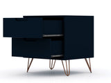 Rockefeller Nightstand 2.0 in Tatiana Midnight Blue (set of 2) by Manhattan Comfort at Eve Furniture