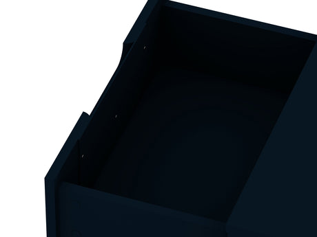 Rockefeller Nightstand 2.0 in Tatiana Midnight Blue (set of 2) by Manhattan Comfort at Eve Furniture