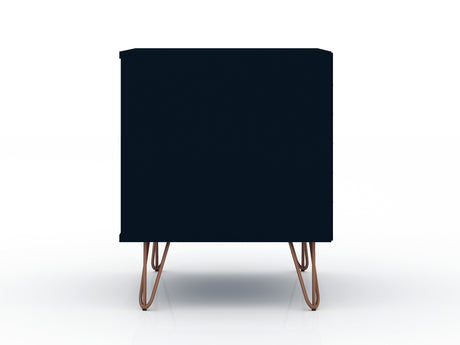 Rockefeller Nightstand 2.0 in Tatiana Midnight Blue (set of 2) by Manhattan Comfort at Eve Furniture